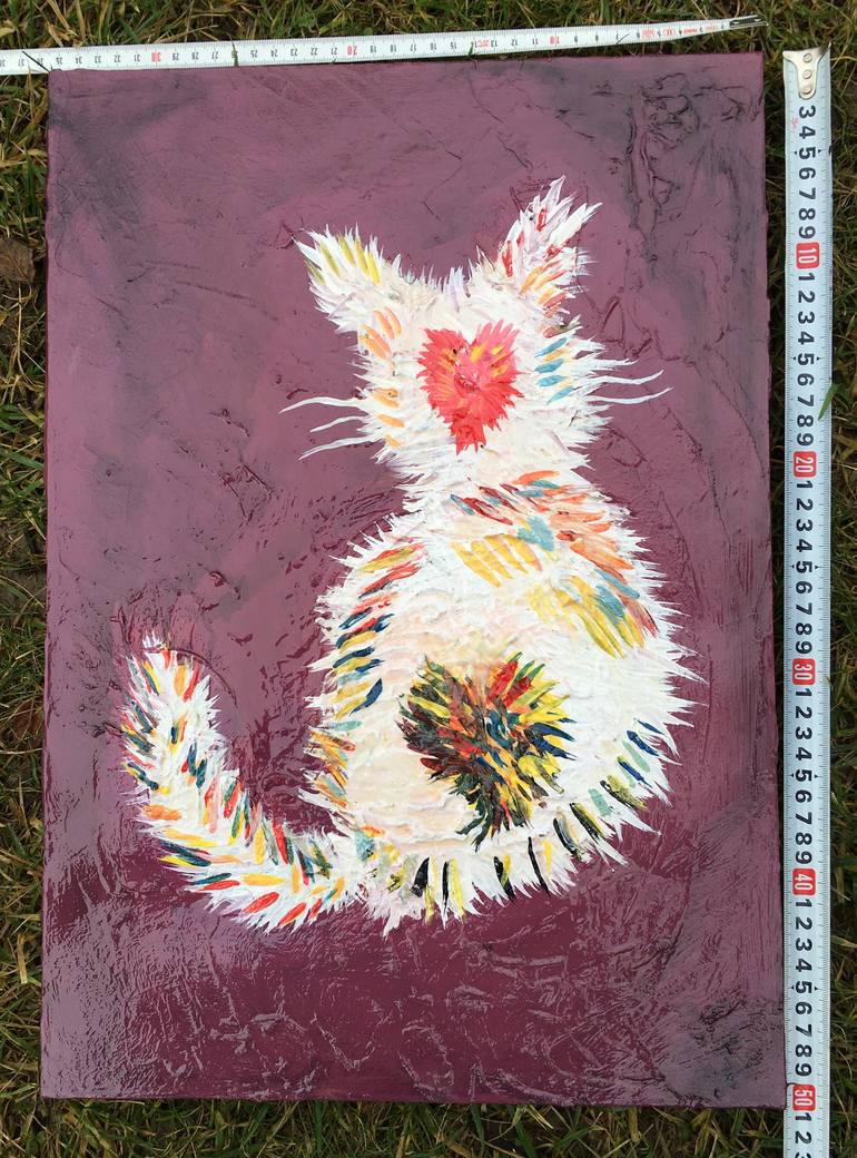 Original Street Art Animal Painting by ozgun evren erturk