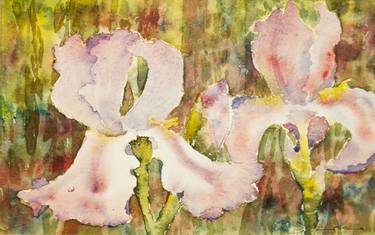 Print of Figurative Floral Paintings by Jo Louca