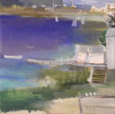 Original Impressionism Beach Paintings by Holly Larner