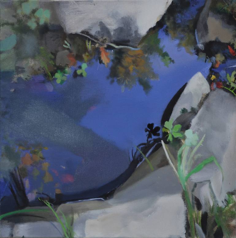 Original Impressionism Landscape Painting by Holly Larner
