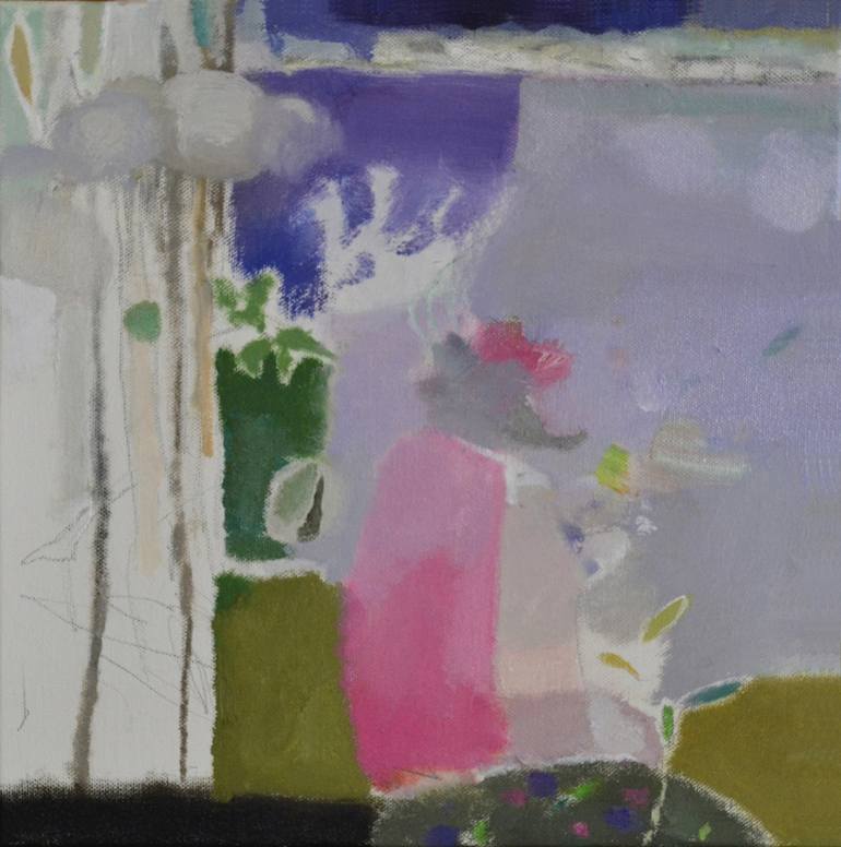 Original Pop CultureCelebrity Painting by Holly Larner  Impressionism Art on Canvas  Disguise