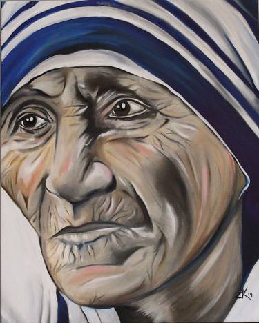 Saatchi Art Artist Zainab Zeb; Paintings, “Mother Teresa” #art