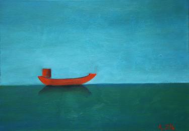 Original Ship Paintings by Agnes Zirinis