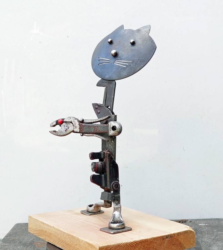Original Abstract Animal Sculpture by Lawrie Simonson