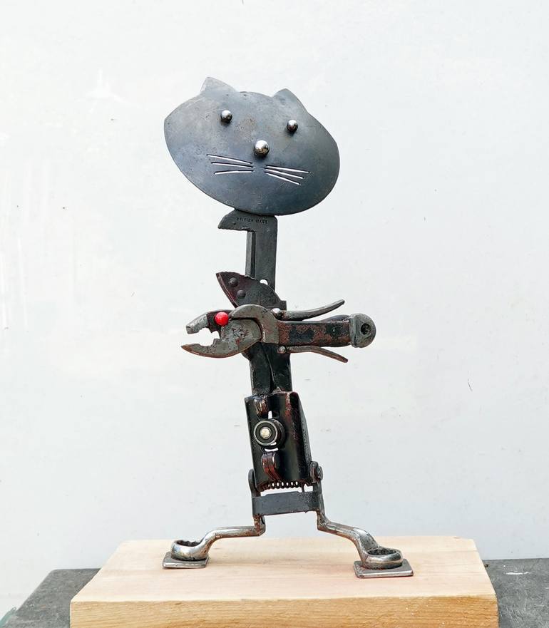 Original Abstract Animal Sculpture by Lawrie Simonson