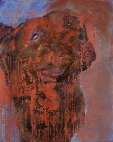 Original Dogs Paintings by Margit Platny