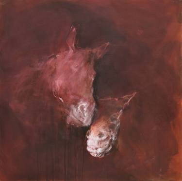 Original Expressionism Animal Paintings by Margit Platny