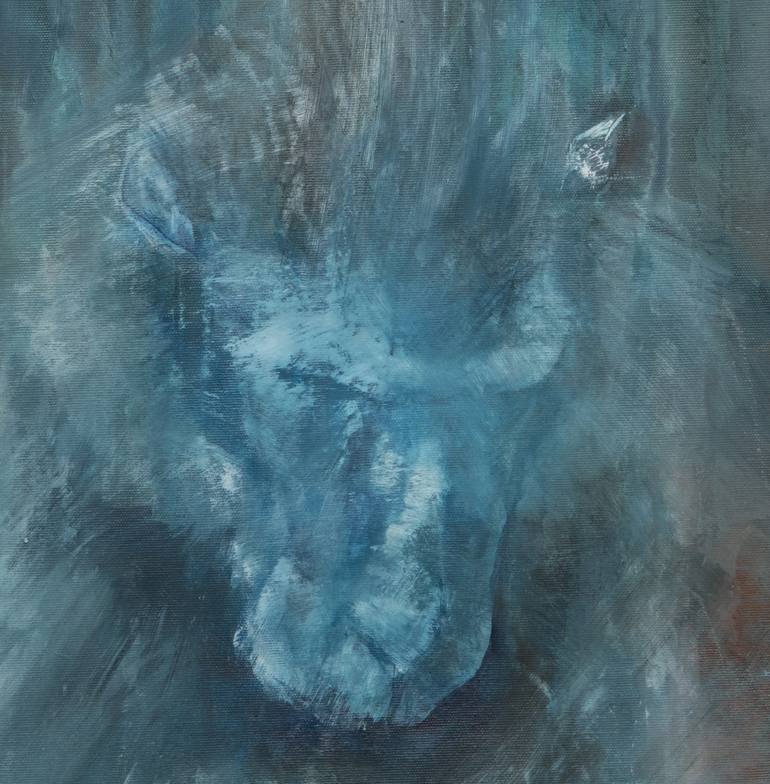 Original Animal Painting by Margit Platny