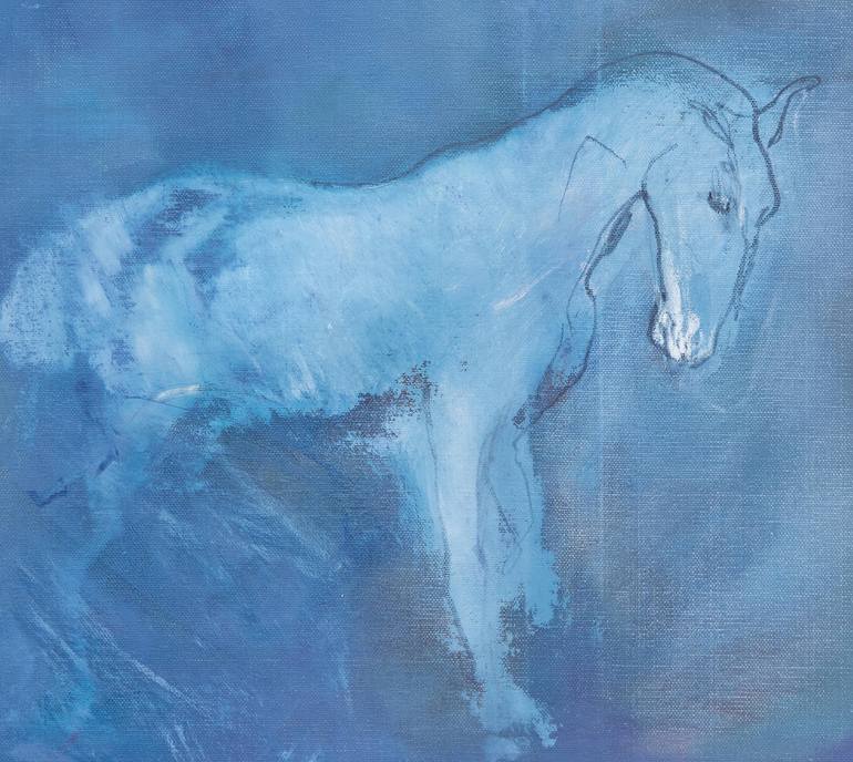 Original Figurative Animal Painting by Margit Platny