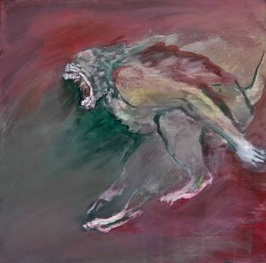 Original Figurative Animal Paintings by Margit Platny