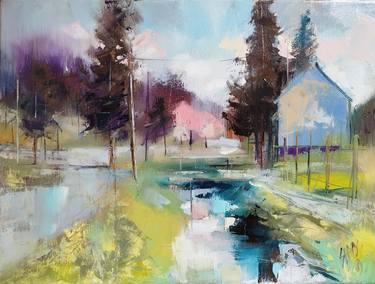 Original Landscape Paintings by Lorand Sipos