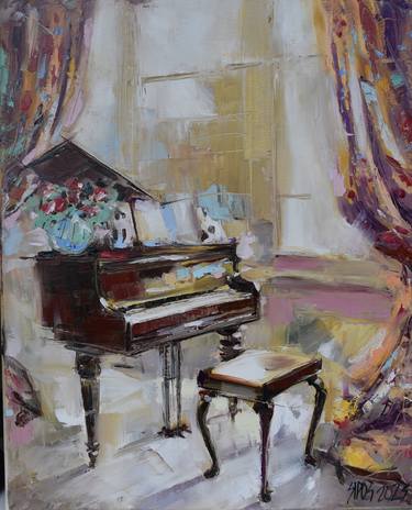 Print of Interiors Paintings by Lorand Sipos