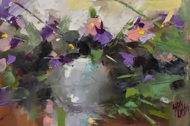 Original Floral Paintings by Lorand Sipos