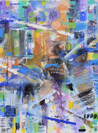 Original Abstract Paintings by Lorand Sipos
