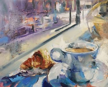 Original Abstract Food & Drink Paintings by Lorand Sipos