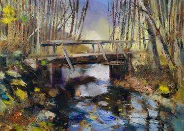 Original Impressionism Nature Paintings by Lorand Sipos