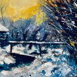 Winter in the garden by Lorand Sipos