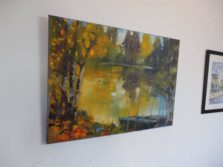 Original Fine Art Nature Painting by Lorand Sipos