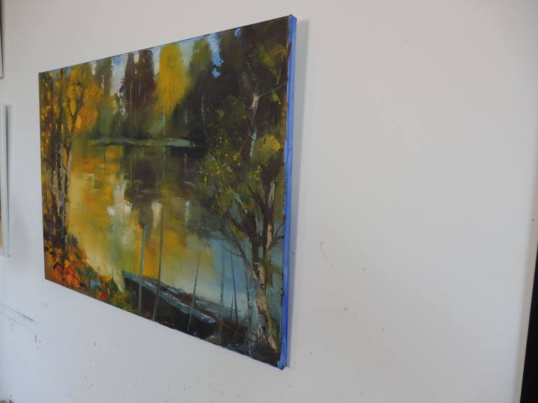 Original Fine Art Nature Painting by Lorand Sipos