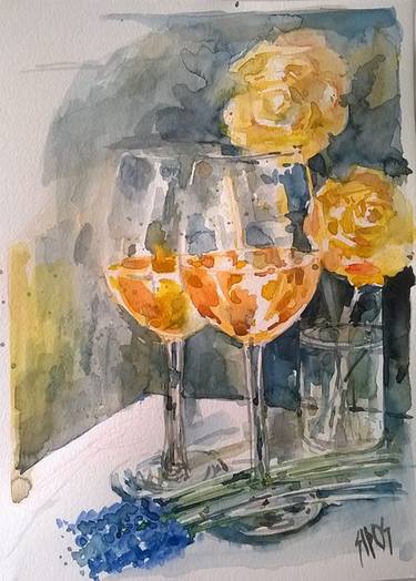 Print of Impressionism Still Life Paintings by Lorand Sipos
