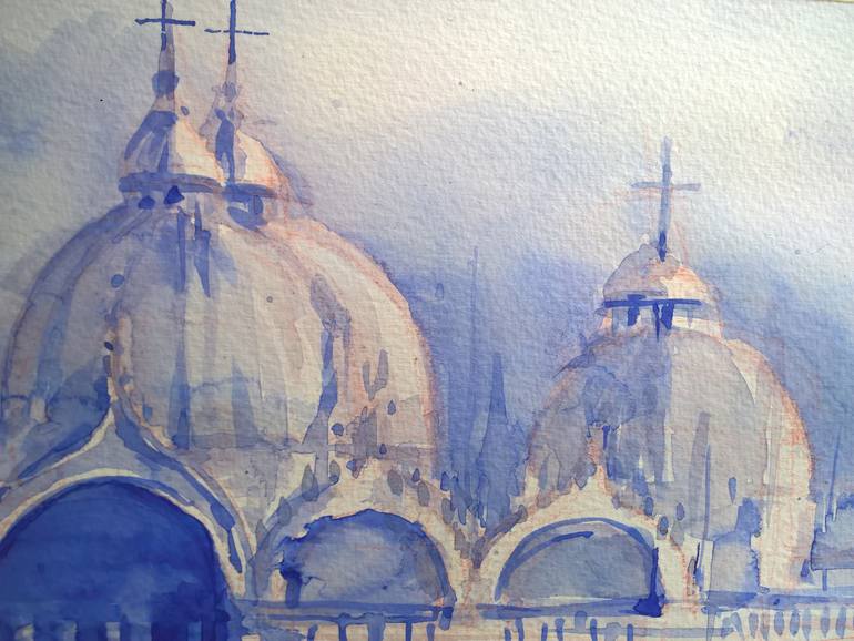 Original Impressionism Cities Painting by Lorand Sipos