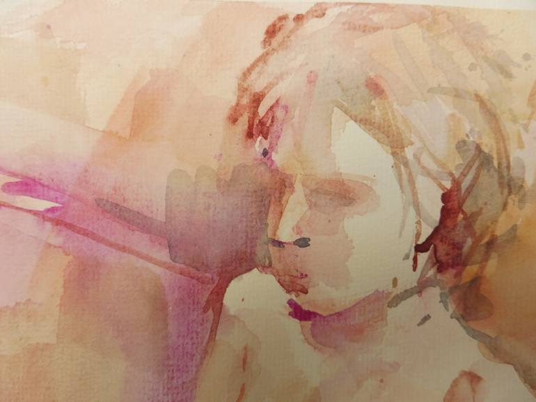 Original Figurative Nude Painting by Lorand Sipos