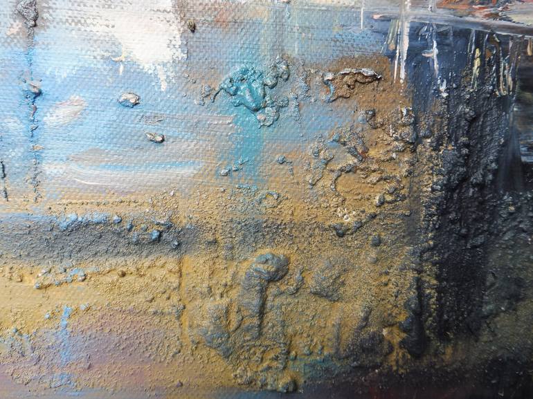 Original Fine Art Abstract Painting by Lorand Sipos