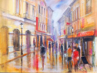 Print of Figurative Cities Drawings by Lorand Sipos