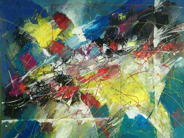 Print of Abstract Expressionism Abstract Paintings by Lorand Sipos