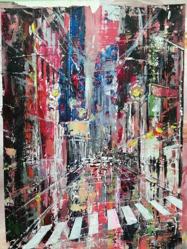 Print of Abstract Architecture Paintings by Lorand Sipos