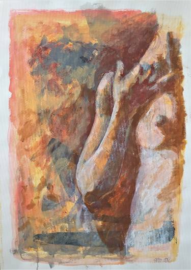 Print of Figurative Nude Paintings by Lorand Sipos