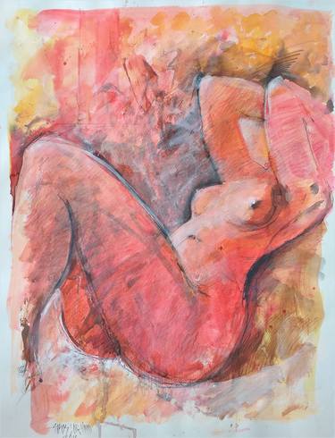 Print of Figurative Erotic Paintings by Lorand Sipos