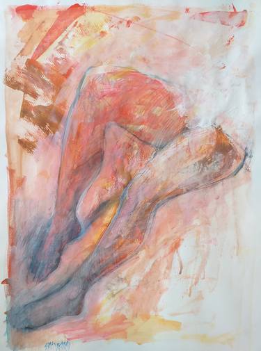 Print of Nude Paintings by Lorand Sipos