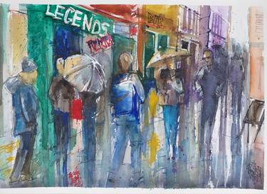 Print of Figurative Cities Paintings by Lorand Sipos