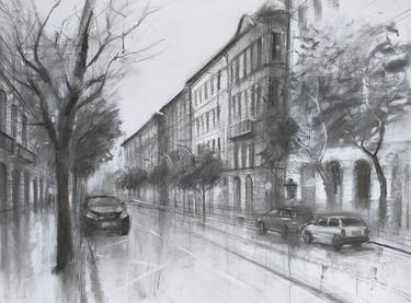 Print of Fine Art Cities Drawings by Lorand Sipos