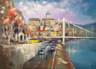 Print of Impressionism Cities Paintings by Lorand Sipos