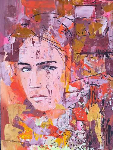 Print of Abstract Portrait Paintings by Lorand Sipos
