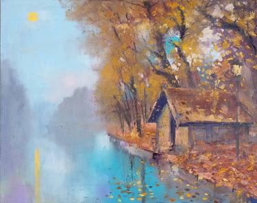 Print of Fine Art Landscape Paintings by Lorand Sipos