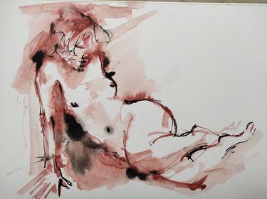 Original Fine Art Nude Paintings by Lorand Sipos