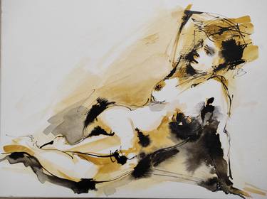 Original Fine Art Nude Paintings by Lorand Sipos