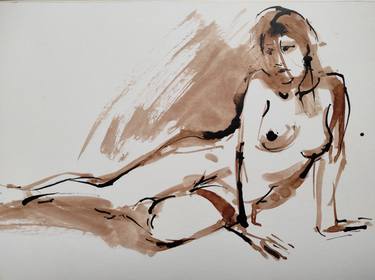 Print of Fine Art Nude Paintings by Lorand Sipos