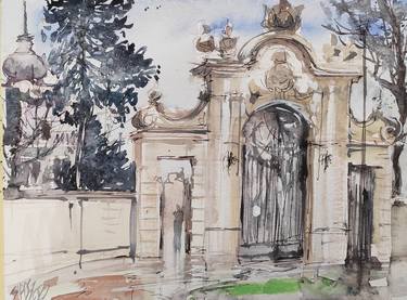 Print of Fine Art Architecture Paintings by Lorand Sipos