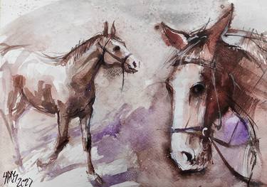 Print of Fine Art Animal Paintings by Lorand Sipos