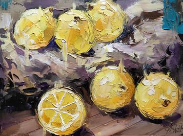 Compositon with lemons. thumb