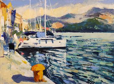 Print of Fine Art Boat Paintings by Lorand Sipos