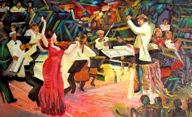 Original Expressionism Music Paintings by STAN BIGDA