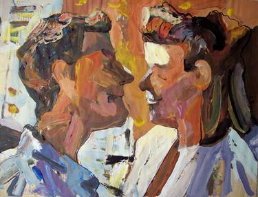 Original Expressionism People Paintings by STAN BIGDA