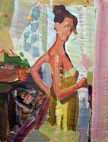 Original Expressionism Women Paintings by STAN BIGDA