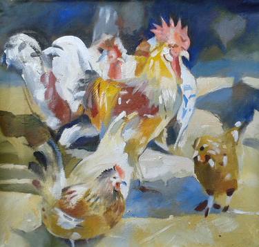 Original Rural life Paintings by STAN BIGDA