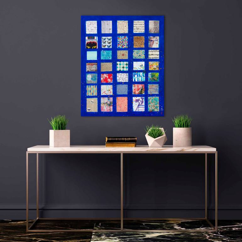 Original Pop Art Abstract Painting by Xiaoyang Galas
